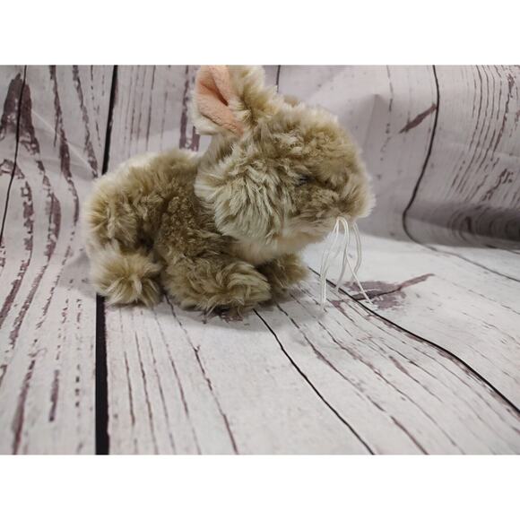 Bunny Rabbit Fuzzy Brown Plush Inter American stuffed Animal Realistic Easter - Picture 3 of 7